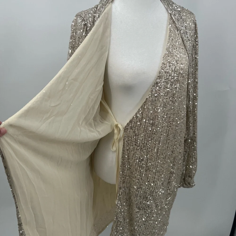 Audrey 3+1 sequin wrap dress - Picture 8 of 10